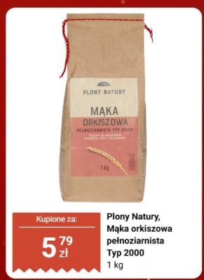 Mąka orkiszowa pełnoziarnista typ 2000 promocja w Biedronka
