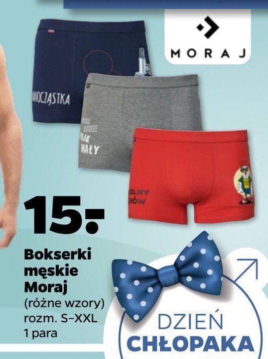 Bokserki męskie s-xxl Moraj promocja