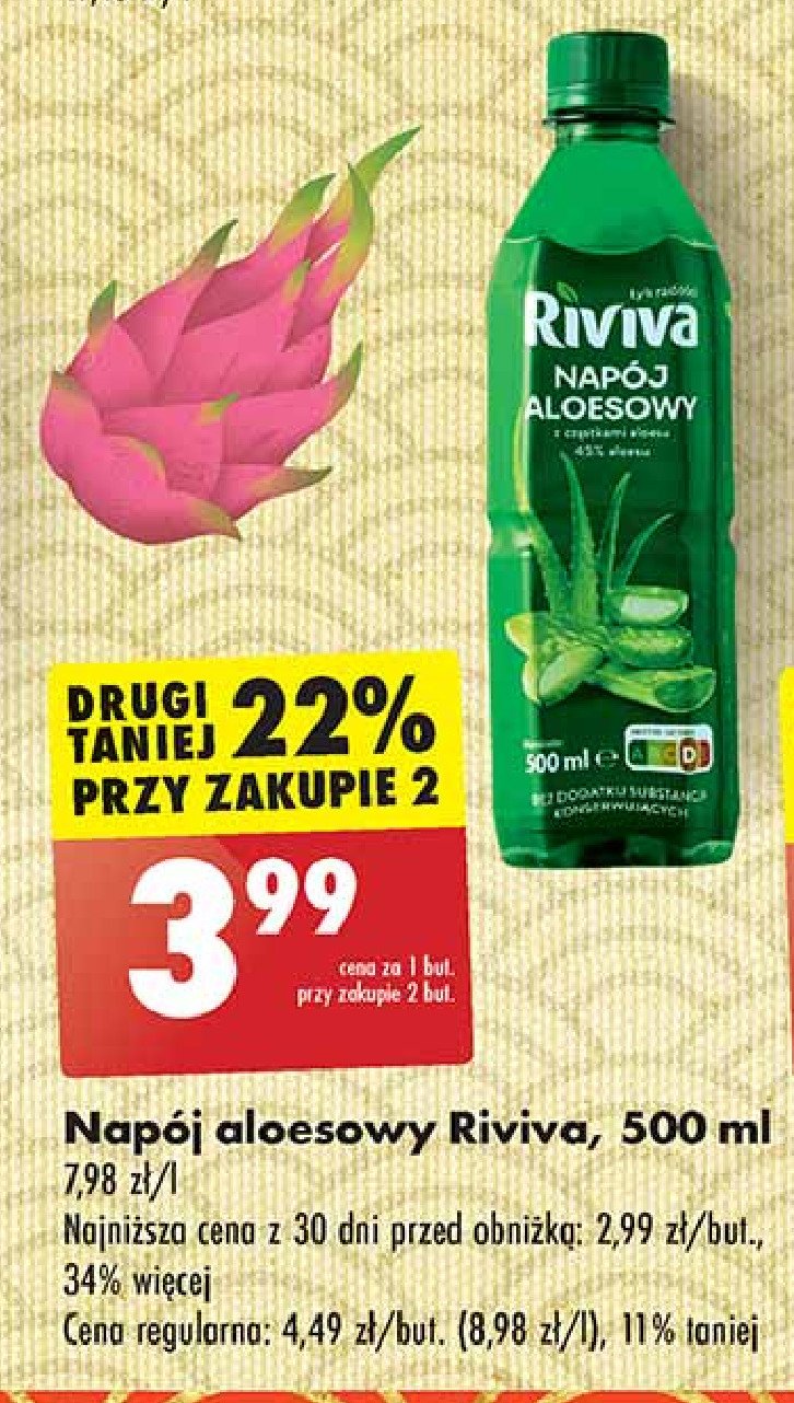 Napój aloesowy Riviva promocja