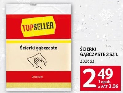 Ścierki gąbczaste 3 szt. promocja w Selgros