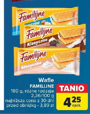 Wafle mleczno-czekoladowe Jutrzenka familijne promocja