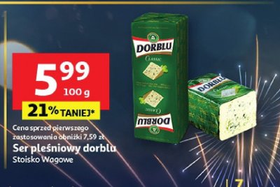 Ser pleśniowy dorblu Stoisko Wągowe promocja w Auchan