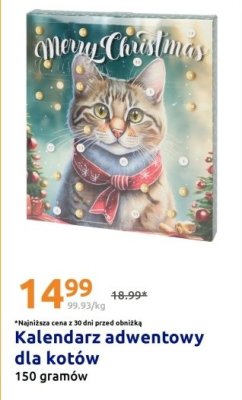 Kalendarz adwentowy dla kotów promocja w Action