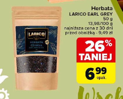 Herbata blue Larico promocja w Carrefour