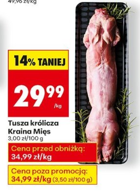 Tusza królicza promocja w Biedronka