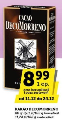 Kakao Decomorreno promocja w Groszek