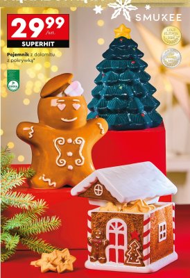 Pojemnik z dolomitu z pokrywką promocja w Biedronka