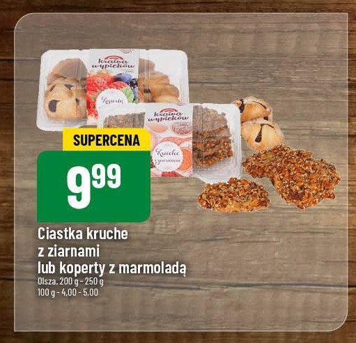 Ciastka koperty z marmoladą Kraina wypieków promocja