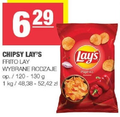 Chipsy Lay's Frito Lay promocja w SPAR