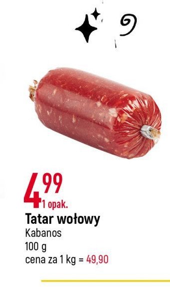 Tatar wołowy Kabanos promocja