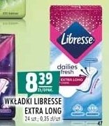 Podpaski extra long Libresse daily fresh promocje