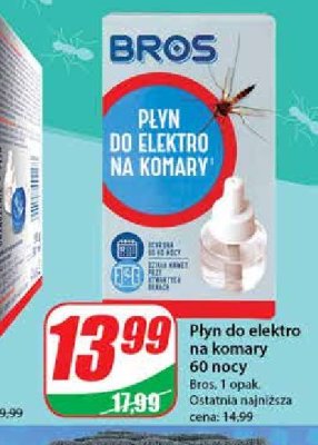 Płyn do urządzeń elektrycznych na komary Bros promocja