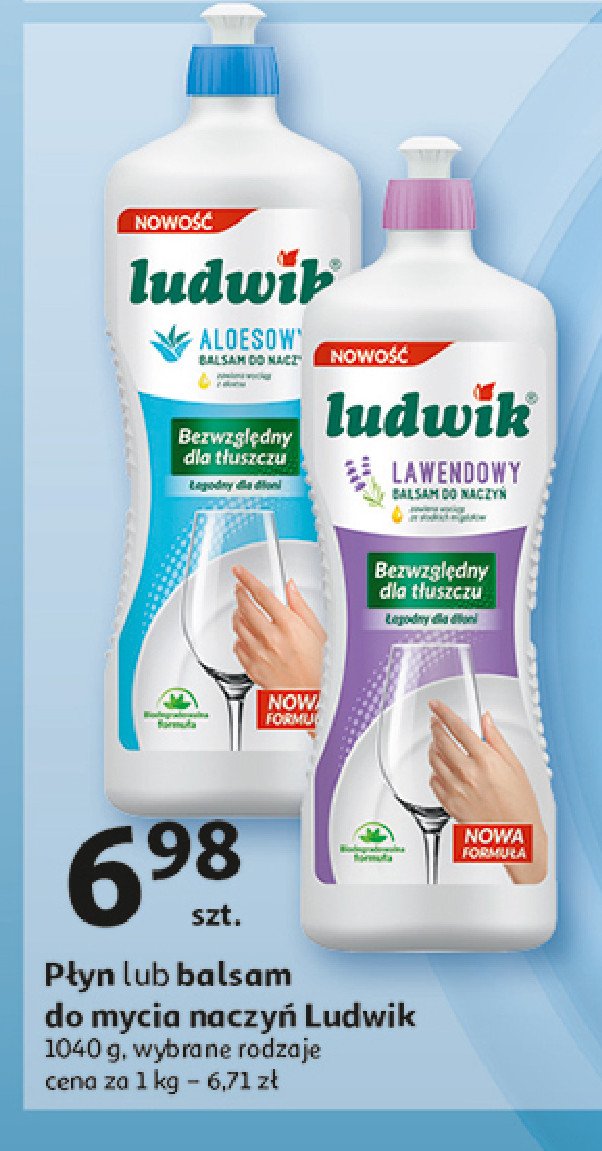 Balsam do mycia naczyń lawendowy Ludwik promocja w Auchan