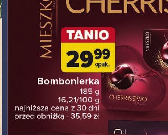 Praliny z wiśnią w alkoholu Mieszko cherrissimo promocja