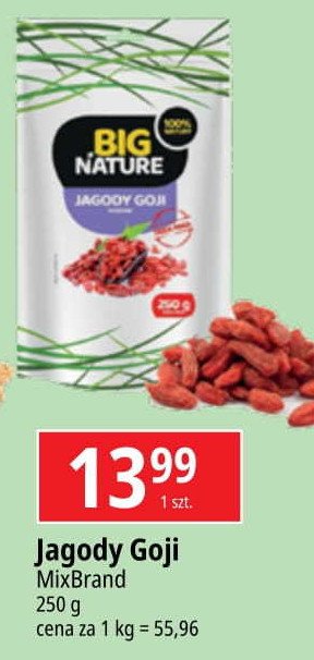 Jagody goji Big nature promocja