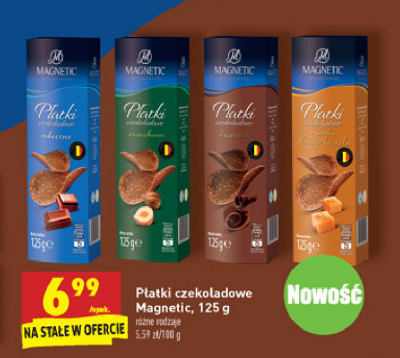 P艂atki czekoladowe deserowe Magnetic promocja