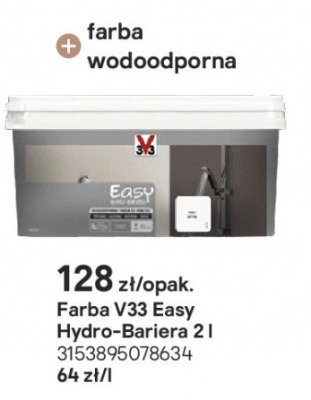 Farba V33 Easy Hydro-Bariera promocja w Castorama