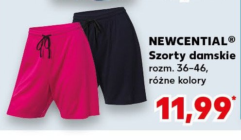 Szorty damskie 36-46 Newcential promocja w Kaufland