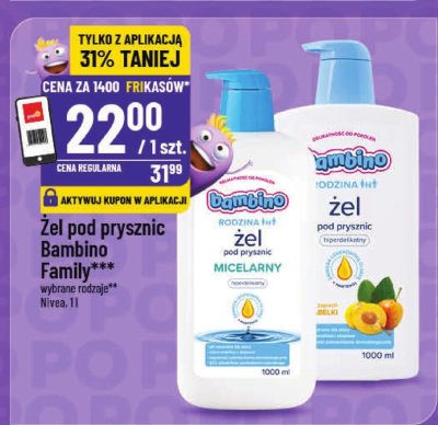 Żel pod prysznic Bambino Family promocja w POLOmarket