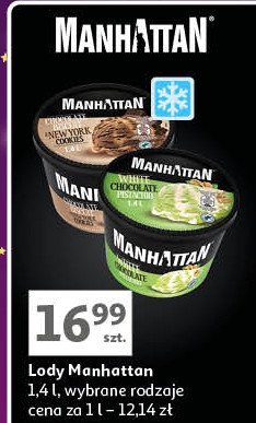 Lody double chocolate Manhattan (nestle) promocja