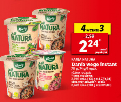 Kasza jęczmienna w sosie z burakami i cebulą Kania natura promocja