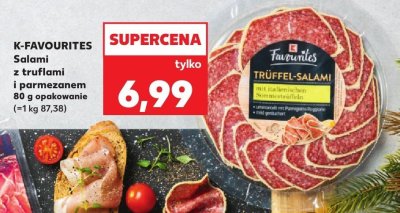 Salami z truflami i parmezanem promocja w Kaufland