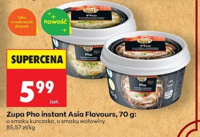 Zupa Pho instant 70 g o smaku kurczaka Asia Flavours promocja w Biedronka