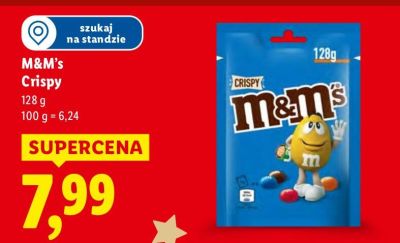 Czekolada M&M's Crispy promocja w Lidl