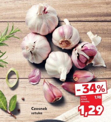 Czosnek sztuka promocja w Kaufland