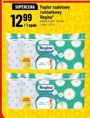 Papier toaletowy rumiankowy Regina promocja w POLOmarket