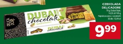 Czekolada dubai Delicadore promocja