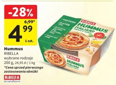 Hummus Ribella promocja w Intermarche