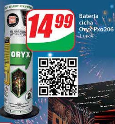 Bateria green line oryx Piromax promocja