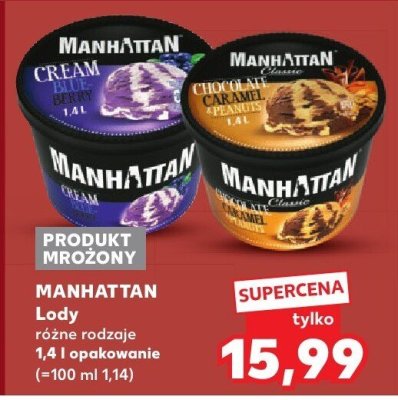 Lody 1,4 l, różne rodzaje promocja w Kaufland