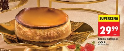 Sernik baskijski promocja w Biedronka
