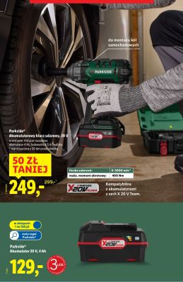 Akumulator Parkside 20 V, 4 Ah promocja w Lidl