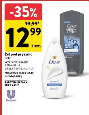 Żel pod prysznic wybrane rodzaje promocja w Intermarche