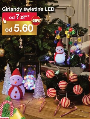 Girlandy świetlne LED promocja w Woolworth