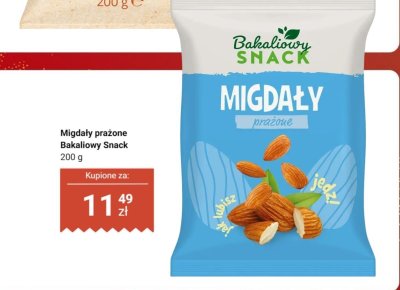 Migdały prażone  promocja w Dino