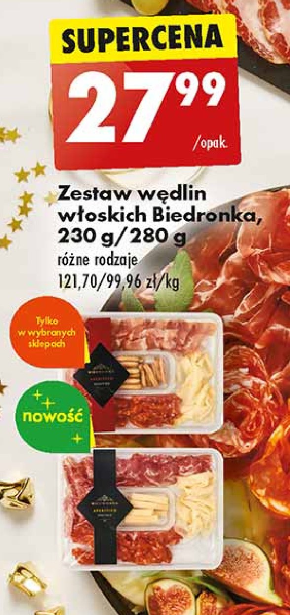 Zestaw wędlin włoskich Biedronka promocja