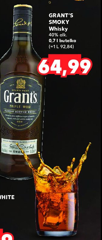 Whisky Grant's smoky promocja