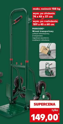 Wózek transportowy z możliwością składania promocja w Kaufland