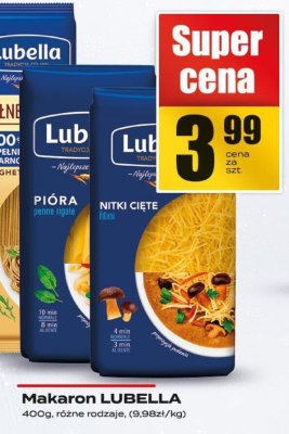 Makaron LUBELLA promocja w Supeco