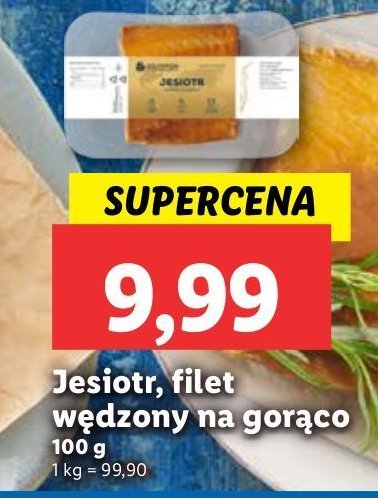 Jesiotr wędzony na gorąco promocja