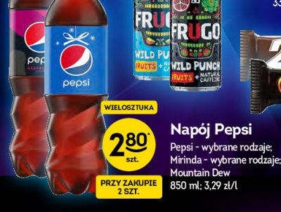 Napój Pepsi raspberry promocja