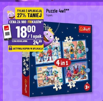Puzzle 4w1 promocja w POLOmarket
