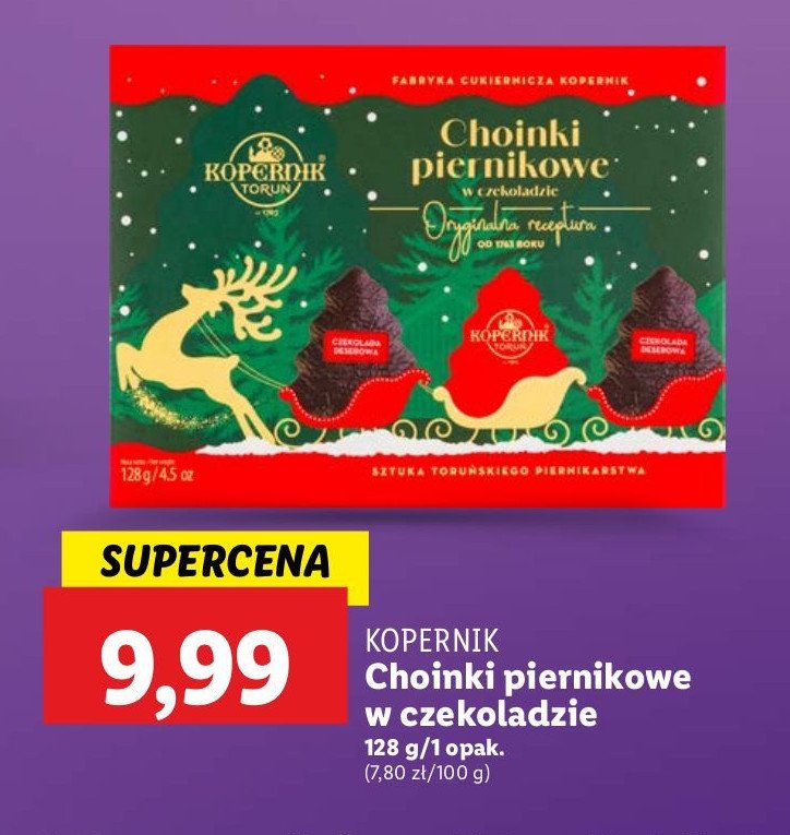 Choinki piernikowe Kopernik promocja