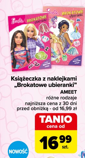 Brokatowe ubieranki barbie Ameet promocja w Carrefour