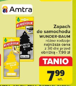 Choinka zapachowa black classic Wunder-baum promocja