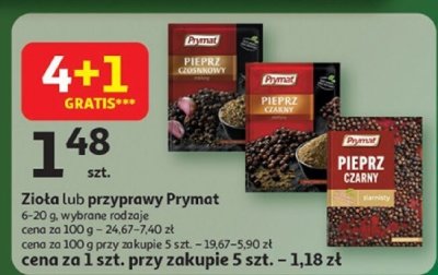Złota lub przyprawy Prymat 6-20 g wybrane rodzaje promocja w Auchan